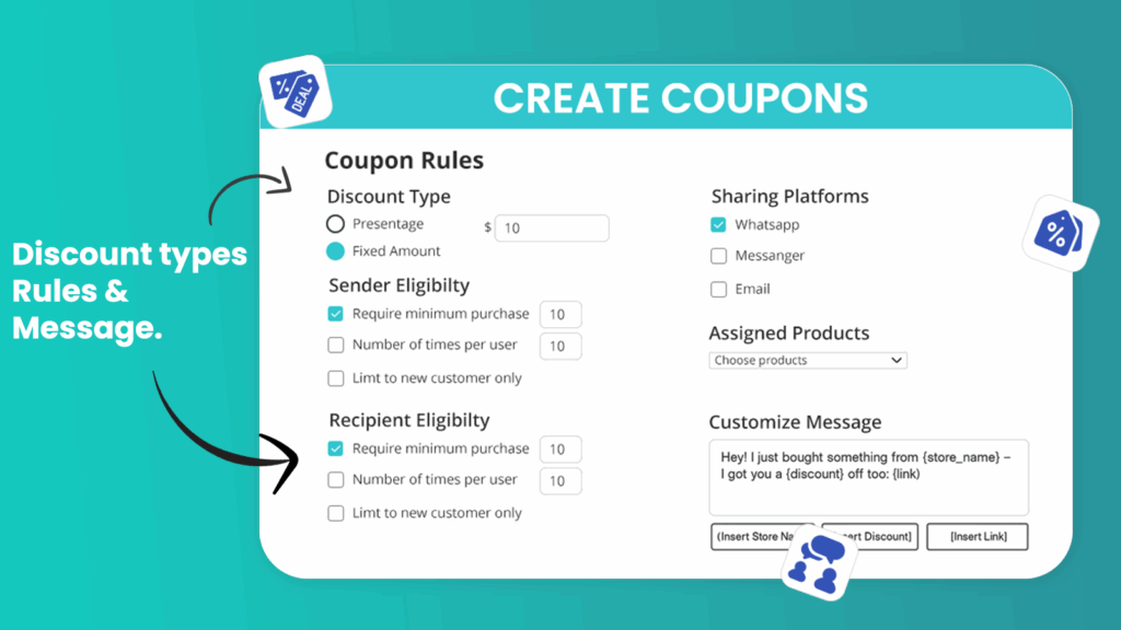 Customer sharing shopping cart via Share Cart on Shopify store